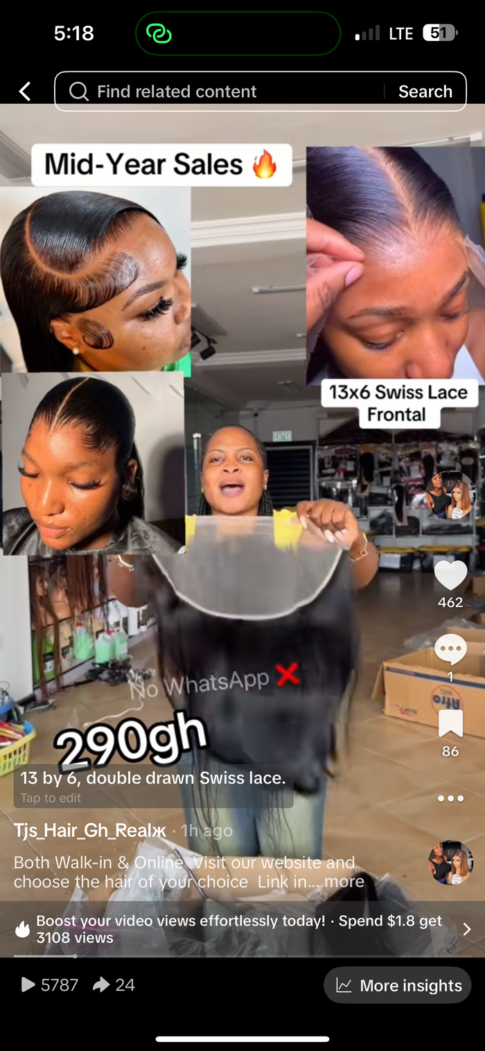 13x6 Swiss Lace Frontal