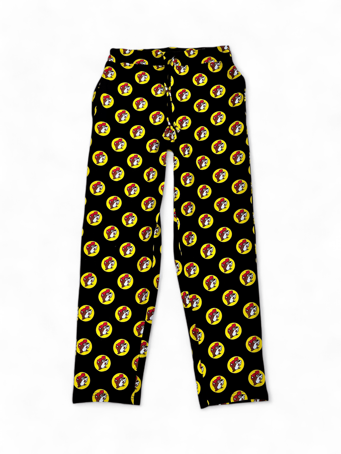 Adult Classic Black & Yellow Logo Pajama Lounge Pants