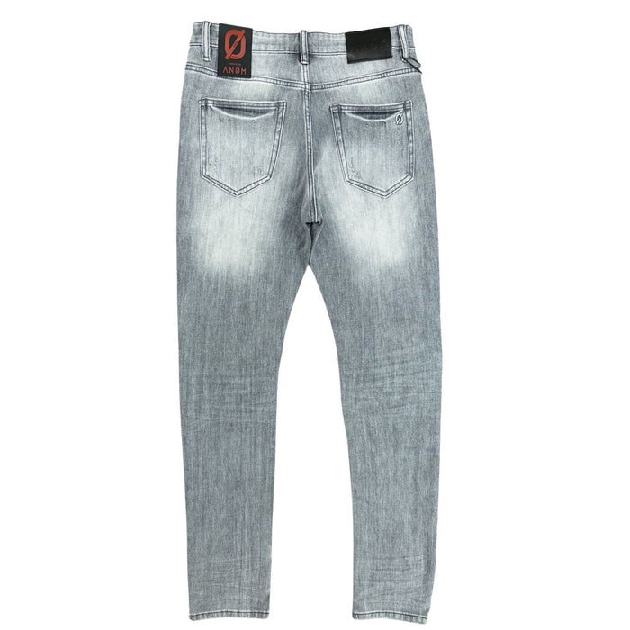 ANOM "360" Gray Wash Skinny Denim Jeans