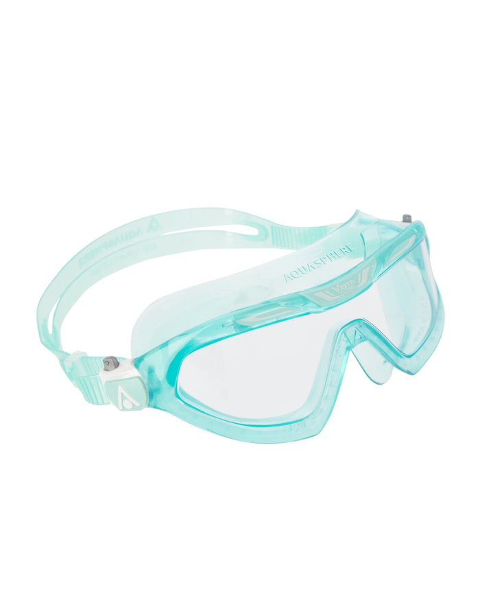 Aqua Sphere Vista XP swim mask with clear lens and aqua goggles