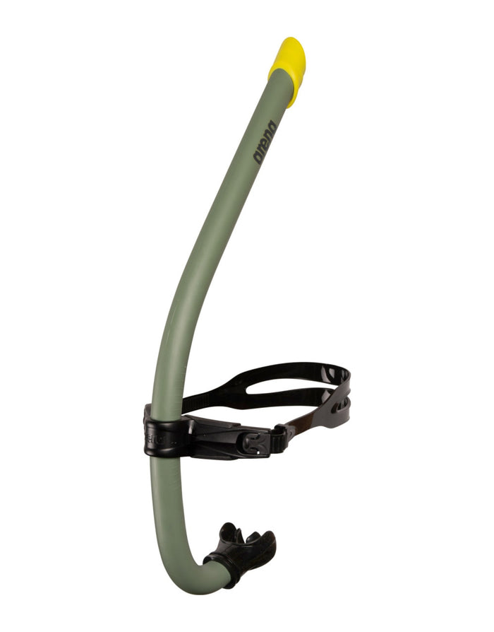 Arena Swim Snorkel Pro III: green yellow snorkel with black strap for easy breathing