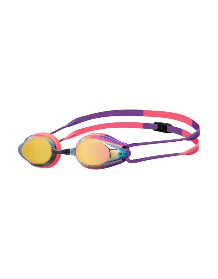 Arena Tracks Mirror Swim Goggles with low profile mirrored lens