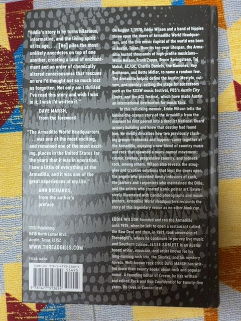 Armadillo World Headquarters back cover