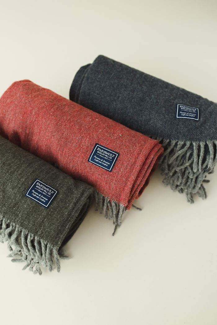 ashby twill wool throw