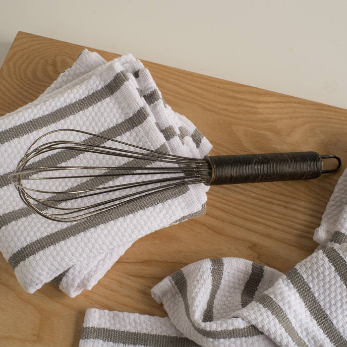Basketweave London Gray Dishtowel - Magnolia Lane co. Home + Garden + Gift