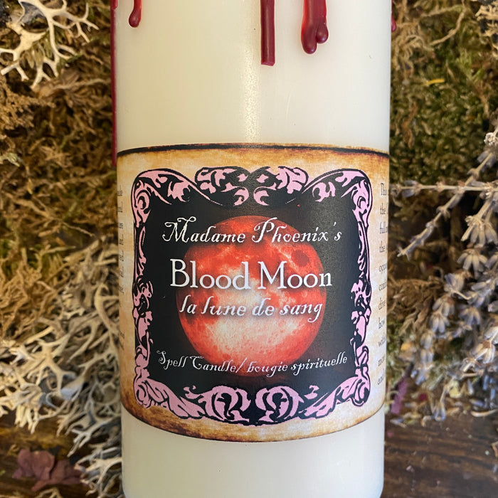 Blood Moon Jumbo Pillar Candle - Limited Edition
