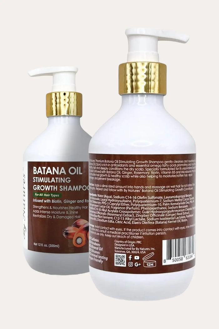 BY NATURES BATANA OIL STIMULATING GROWTH SHAMPOO 12oz BY NATURES