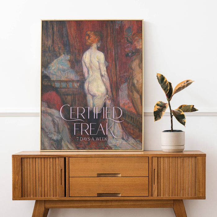 Certified Freak Altered Classic Art Print