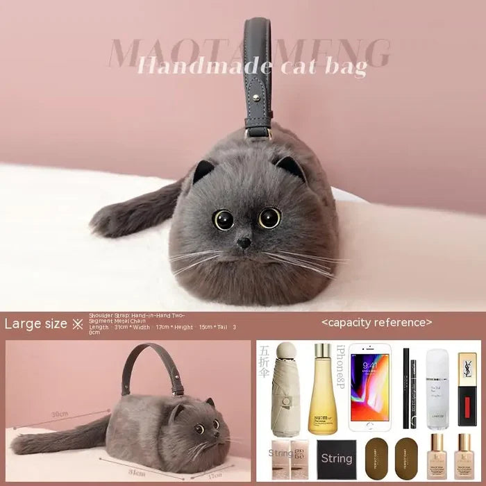 Charming Cat Doll Sling Bag