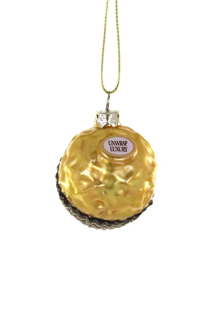 Chocolate Hazelnut Bon Bon Ornament