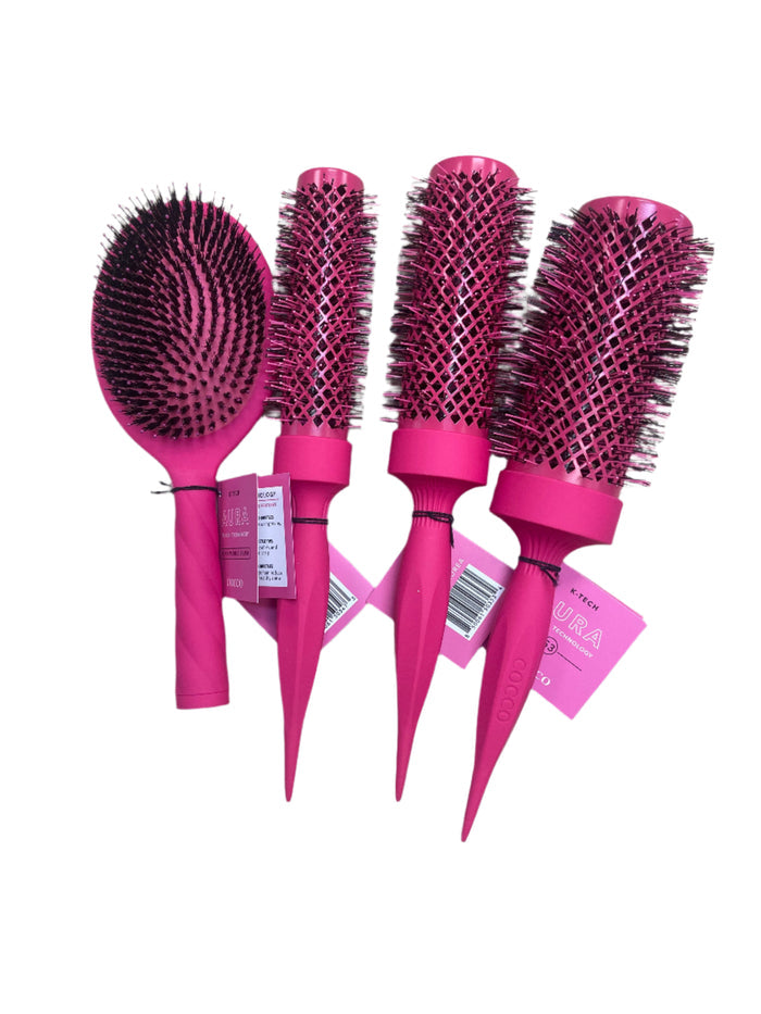 COCCO Aura Brush Set - Pink - Palms Fashion Inc.