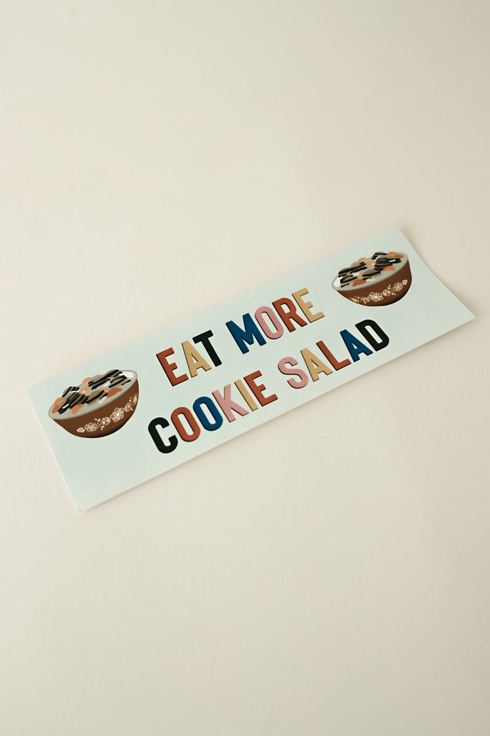 cookie salad bumper sticker