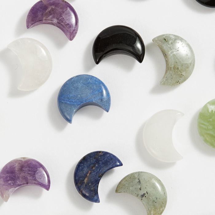 Crystal Carved Moon (Assorted)