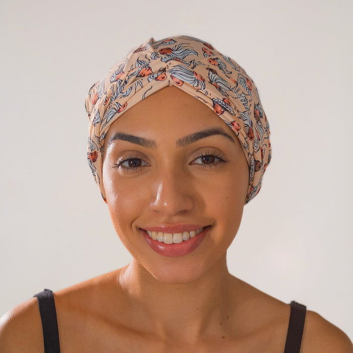 DISCONTINUED -Hair Turban in Mermaid Nude | D'Hair