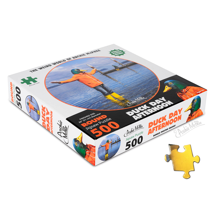 The Duck Day Afternoon Puzzle, featuring a charming duck-themed cover image and comprising 500 pieces, is an excellent choice for those seeking relaxation and a fun challenge in their leisure time.