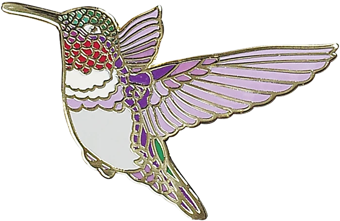 Enamel Pin Hummingbird