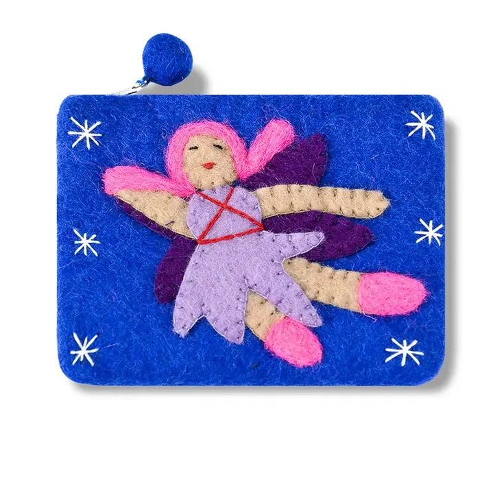 Fairy Design Coin Purse Blue
