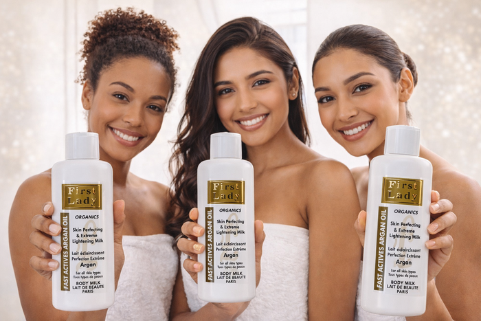 First Lady Argan Oil Body Lotion 750ml | With Argan Oil, Lactic Acid & Glycolic Acid | Daily Moisturising Body Lotion