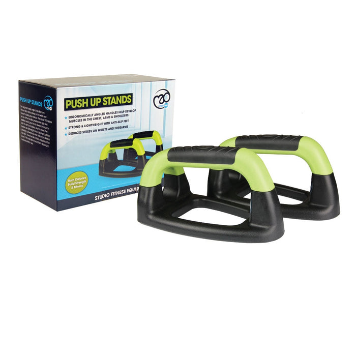 Fitness-Mad push up stands with extra grip and ergonomically angled handles