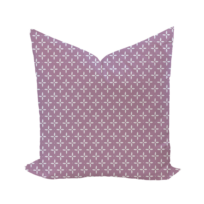 Folly Star Reverse Pillow Cover in Orchid