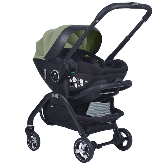 For Your Little One Qubi Infant Car Seat Stroller - Sage Green