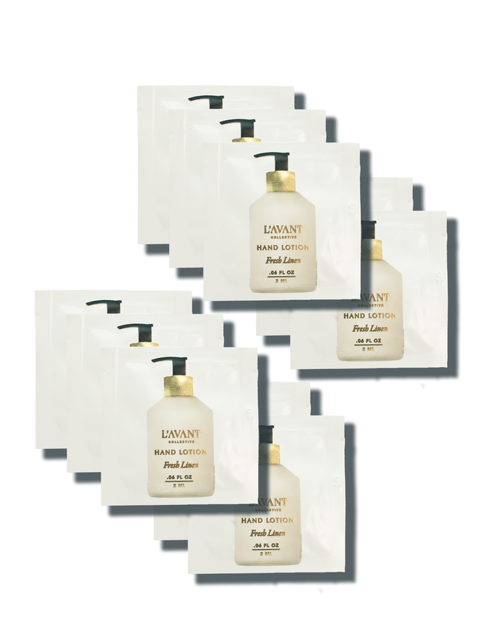 Fresh Linen Hand Lotion sample packets - Magnolia Lane co. Home + Garden + Gift