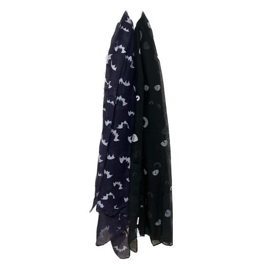 Glow in the Dark Halloween Spooky Scarf