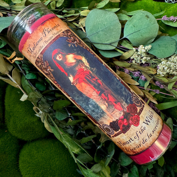 Heart of the Witch Ritual Spell Candle