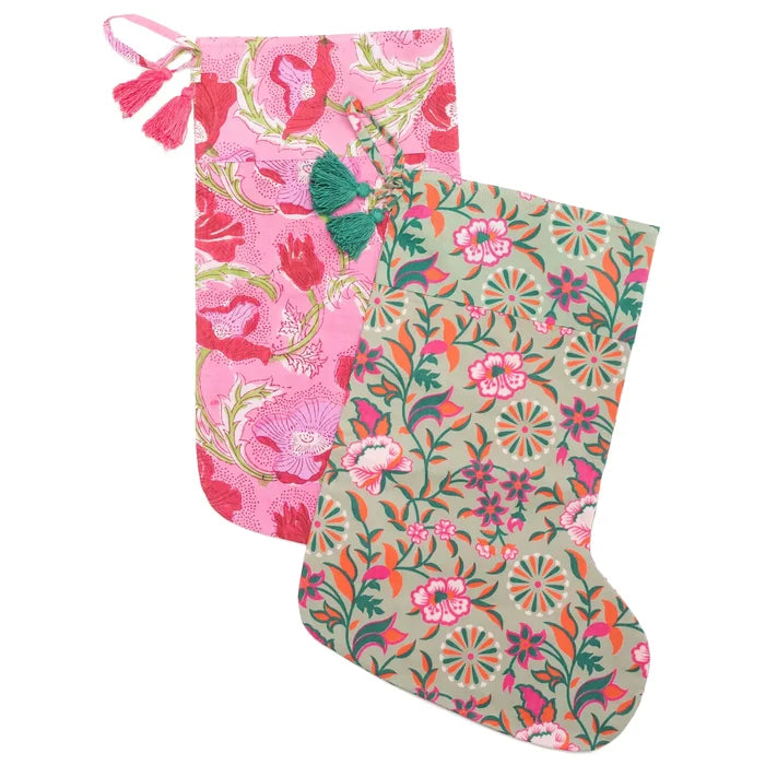 Holiday Cotton Stocking (Assorted)