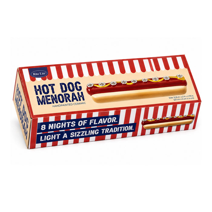 Hot Dog Menorah