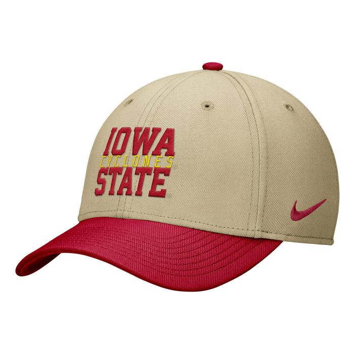 Iowa State Nike Rise Structured Swooshflex Hat