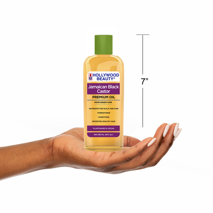 Jamaican Black Castor Premium Oil for Hair, Scalp, Skin, and Nails - 8 fl oz