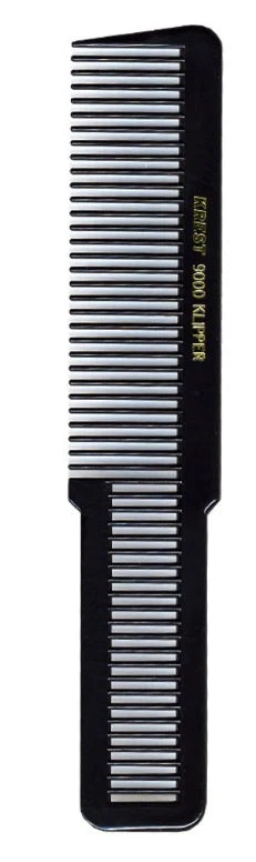 Krest 8" Clipper Cutting Comb - Black # 9000 - Palms Fashion Inc.