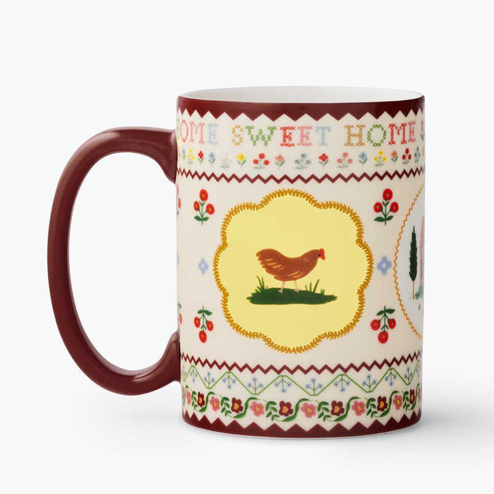 LAST CHANCE: Rifle Paper Co. Home Sweet Home Porcelain Mug Home Caffe Luxxe