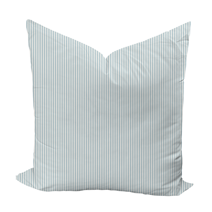 Little Carlisle Stripe in Ice Pillow Cover