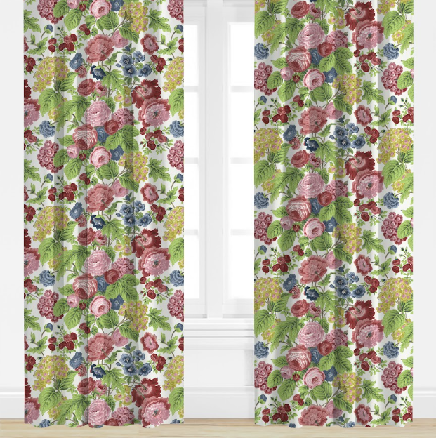 Martha in Brights Drapery Panel