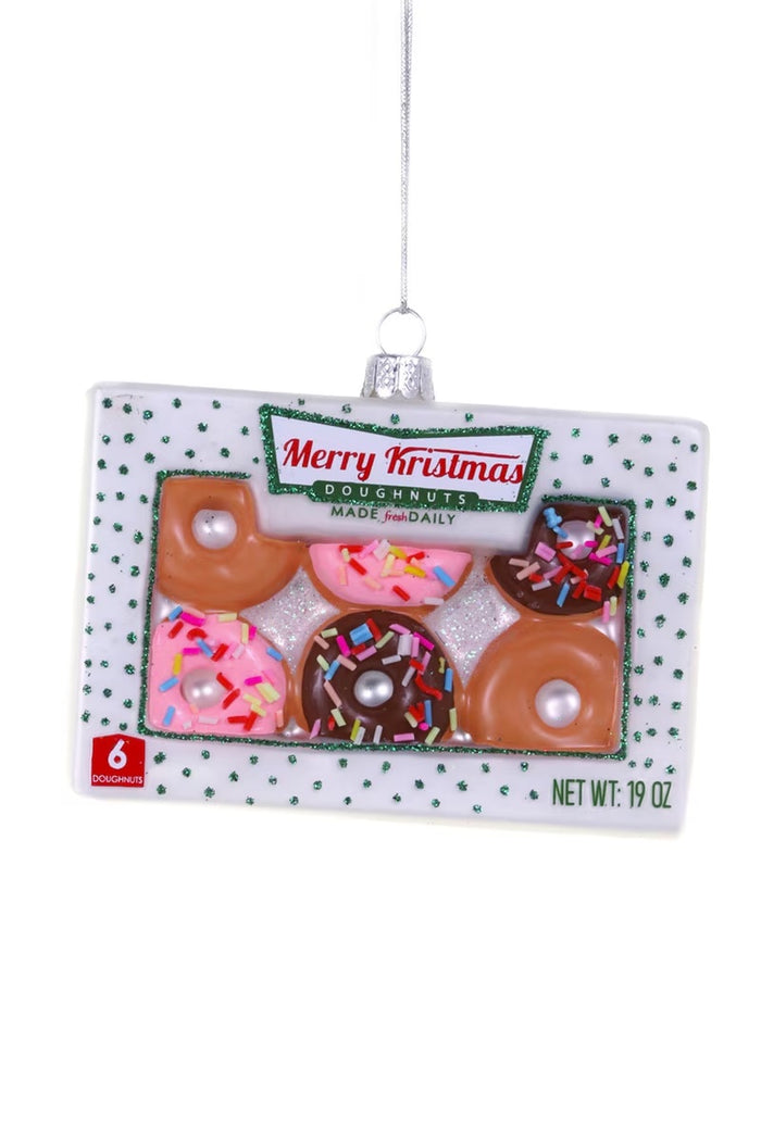 Merry Kristmas Donut Box Ornament