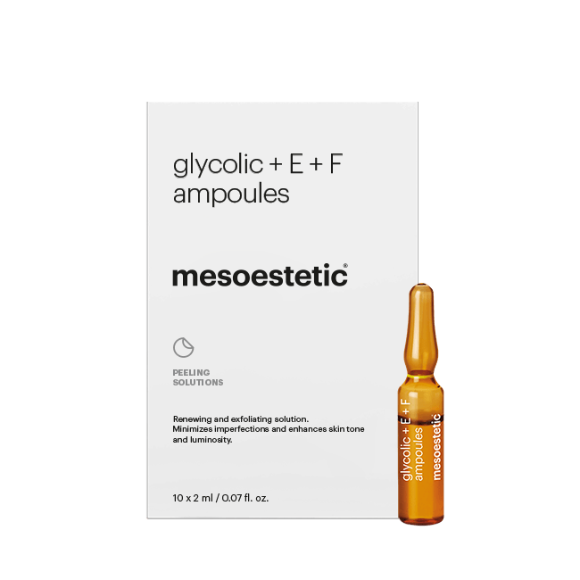 mesoestetic skincare Mesoestetics Glycolic E + F Ampoules