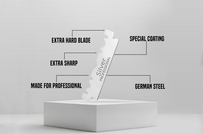 My Blades Single Edge Razor Blades Silver - 100 pcs - Palms Fashion Inc.