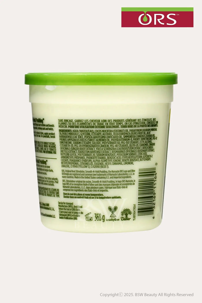 ORS OLIVE OIL STYLE & CURL DEFINING SMOOTH-N-HOLD PUDDING 13oz - BSW BEAUTY CANADA