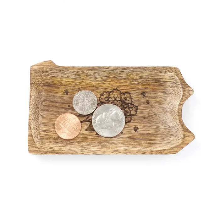 Pennsylvania State Mountain Laurel Trinket Dish