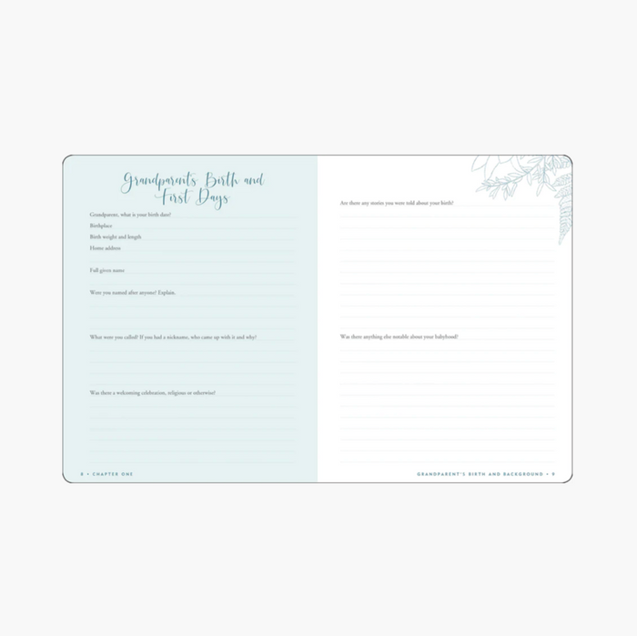 PETER PAUPER Guided Book - Memories for My Grandchild