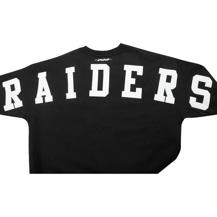 Pro Standard Las Vegas Raiders Wingspan Drop Shoulder Crewneck - Black (FOR5410451-BLK)