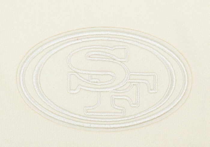 Pro Standard San Francisco 49ers Neutral FLC Short - Eggshell (FS4344635-EGG)