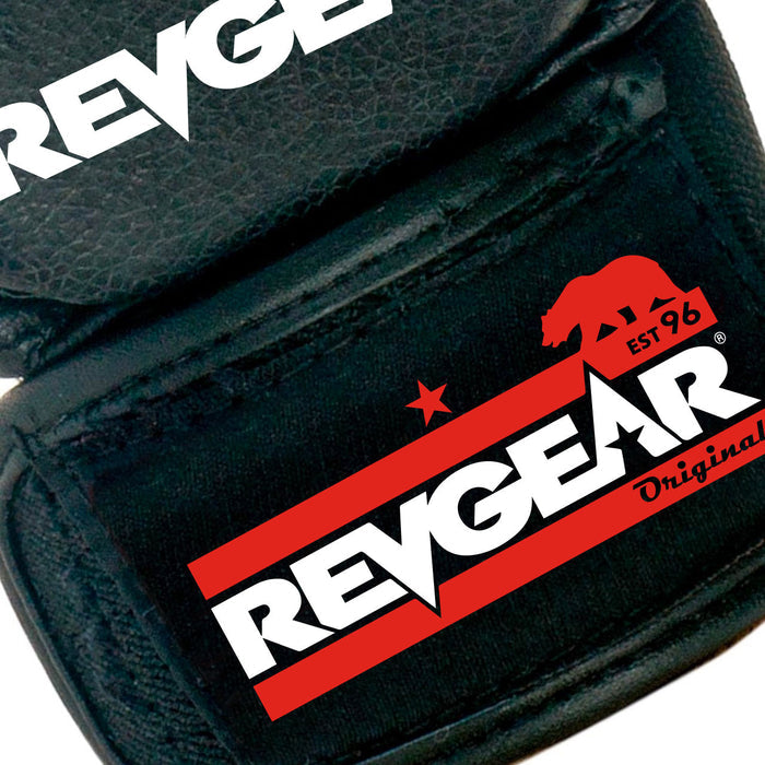 REVGEAR PRO SERIES LEATHER GEL MMA GLOVES