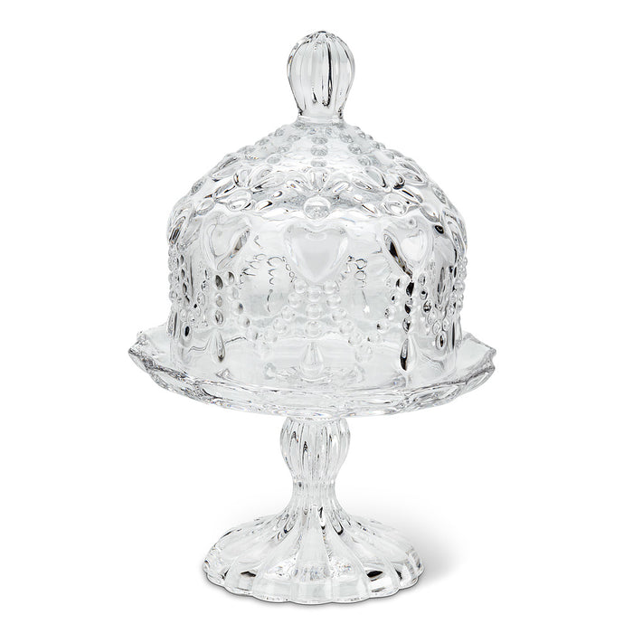 Small Covered Pedestal Plate - Belle De Provence