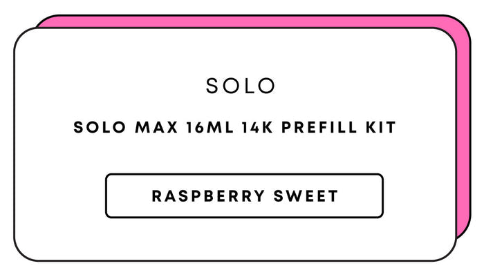 Solo Max 16mL 14k Prefill Kit | Raspberry Sweet-Image 1