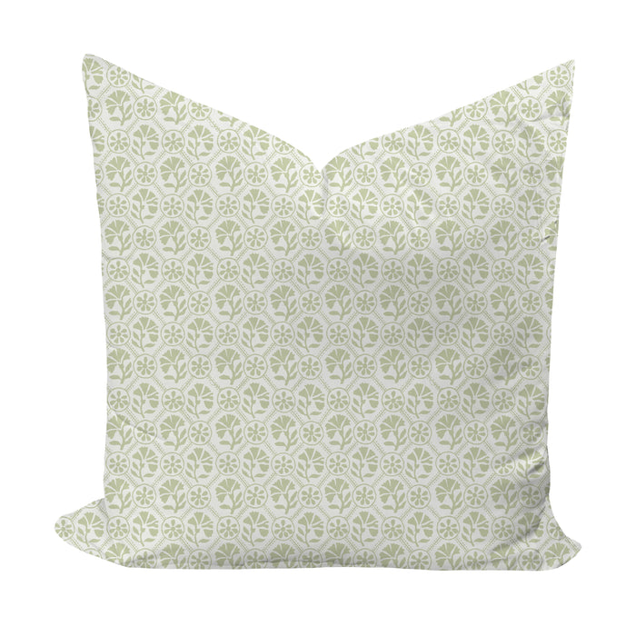 Sophie Pillow Cover in Celadon