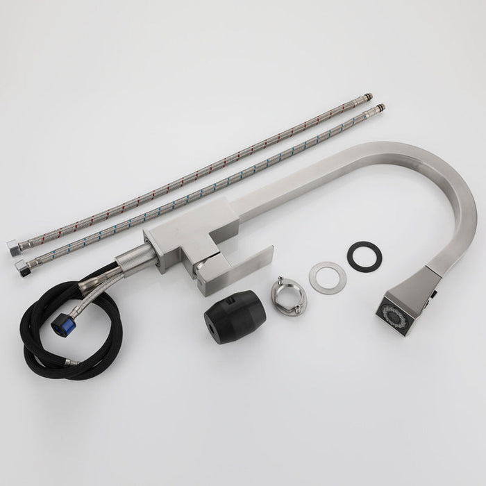 Square Kitchen Pull-Out Faucet