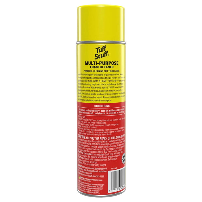 Tuff Stuff Foam Cleaner Aerosol, 22oz - 6 Pack